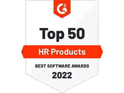 G2 Top 50 Products for HR 2022